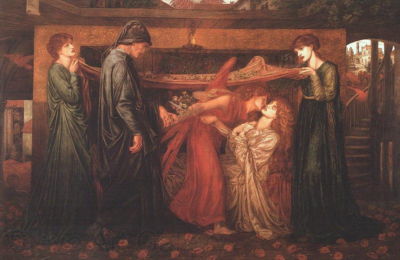 Dante Gabriel Rossetti Dante's Dream at the Time of the Death of Beatrice Spain oil painting art